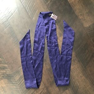 Henri Bendel monogram skinny scarf